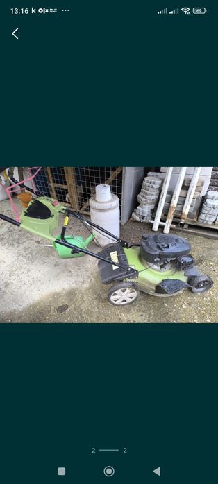 ИВТ косилка GLMS-21/3F. 
Мощность двигателя: 5.0 л.с. за 65000