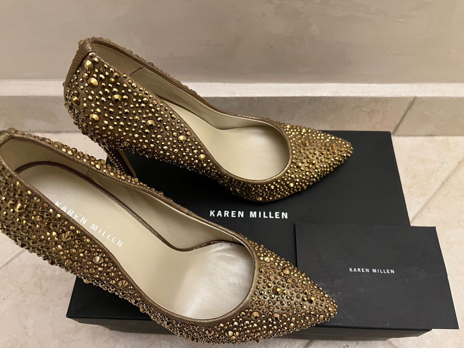 Karen Millen - обувки с камъни сваровски. Michael Kors, Bianci  -  39 номер - 50 евро.