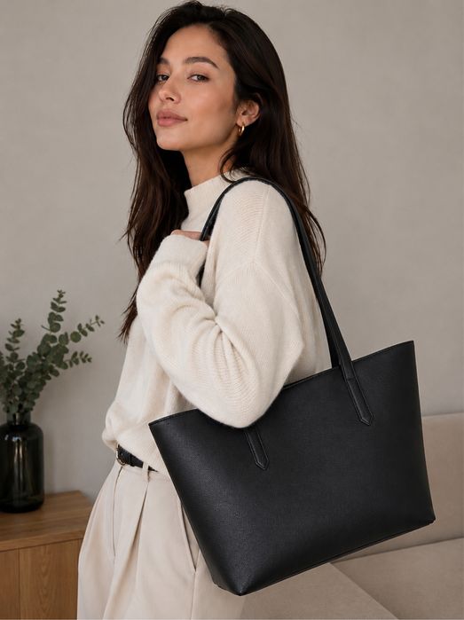 Шоппер эко кожа Accessorize черная
