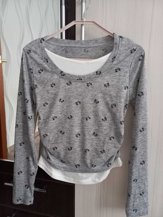 Топ/лонгслив y2k, в корейском стиле