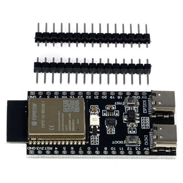 ESP32-C6 DevKitC-1-N4 Микроконтролер WiFi 6 Bluetooth 5.0 ZigBee USB-C