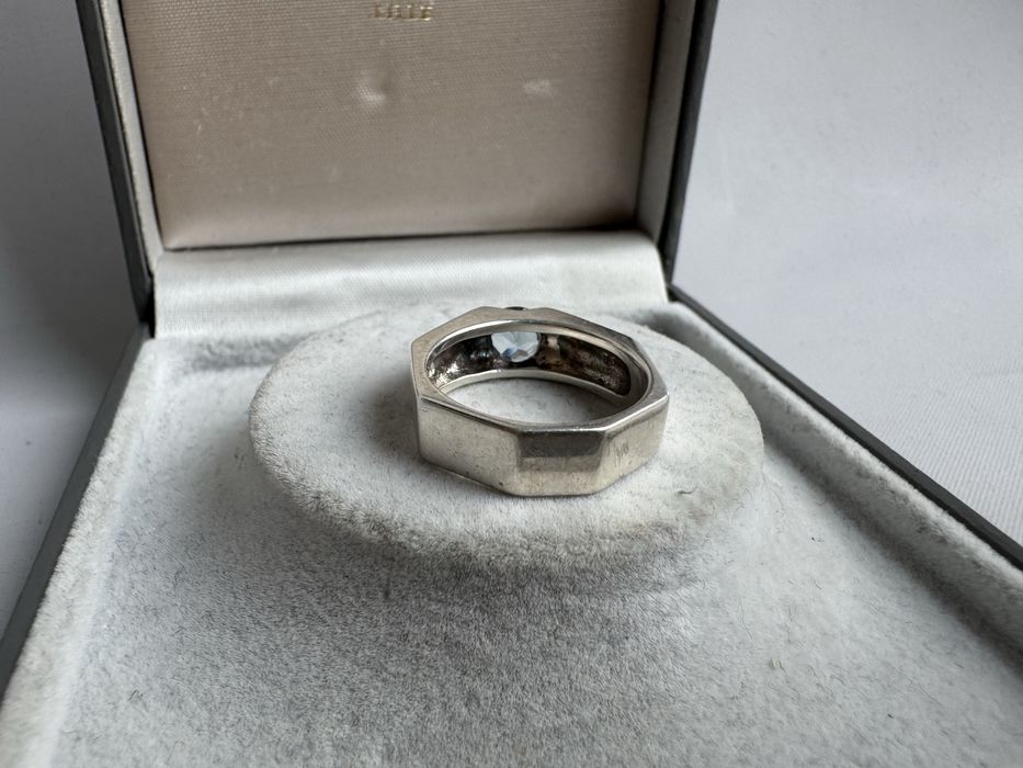 Inel din argint si acvamarin