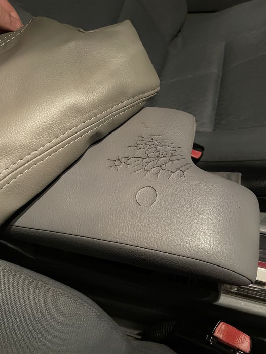 Piele cotiera BMW E46 bej inchis