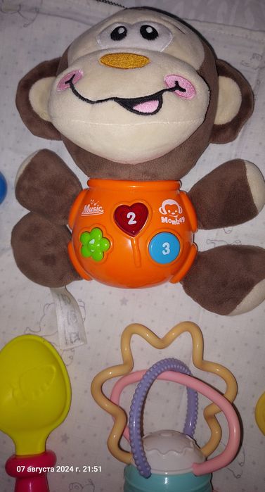 Погремушки, зубогрызки, музыкальные игрушки