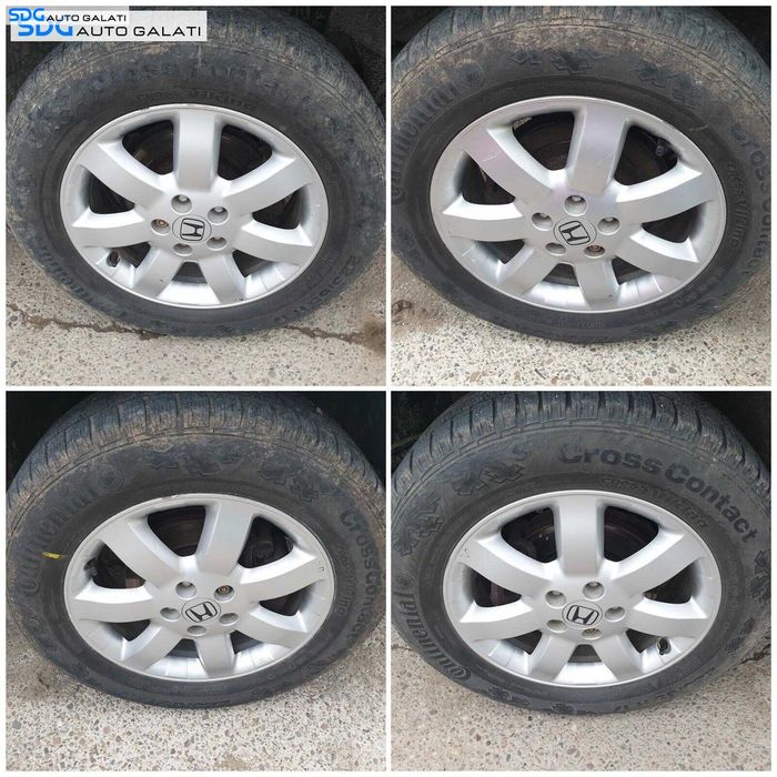 Set 4 Jante Janta Roata Roti Aluminiu 225 65 17 R17 Honda CR-Z 2010 - 2016 PCD 5x114.3 CB 64.1 [Q8704]