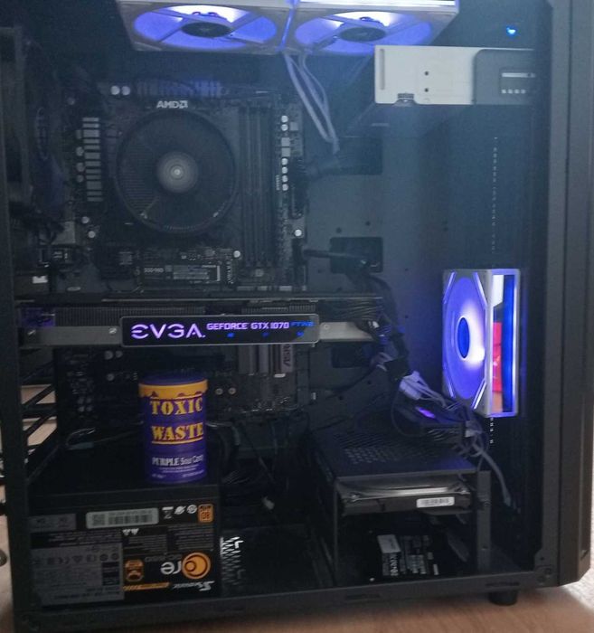 Pc gaming mid ryzen 5 si 1070 evga