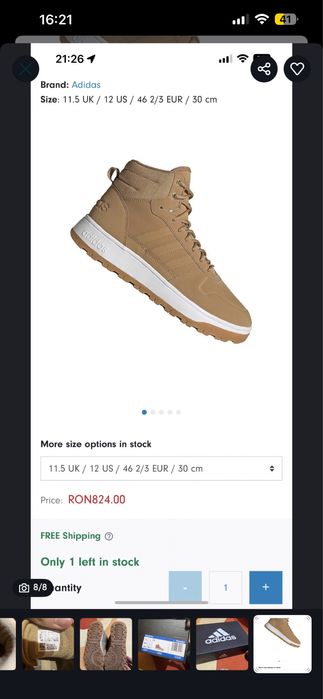 ghete sport adidas , OFERTA!!!