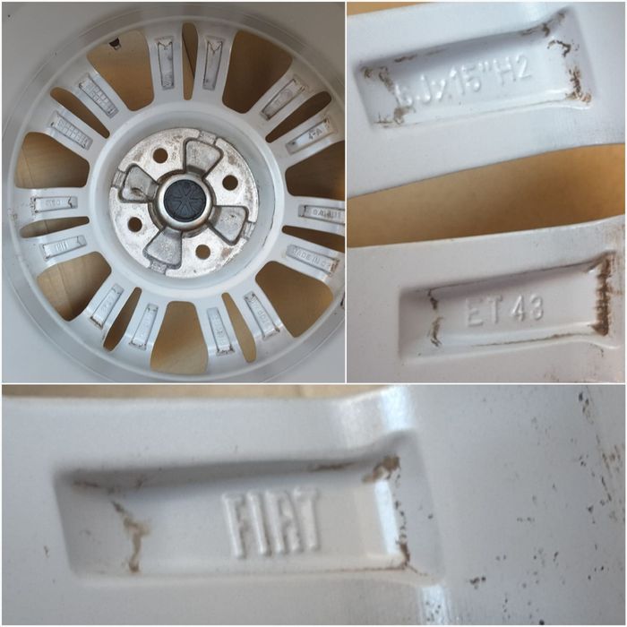 jante aliaj 15; 4x100; Fiat Grande Punto originale Fiat Grande Punto