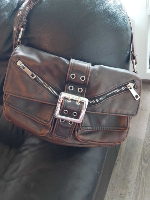 Дамска еко кожена чанта Bershka