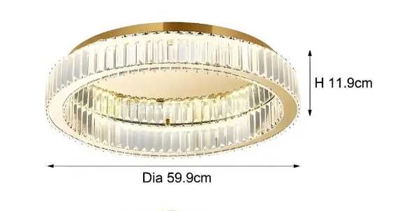 Aplica, Lampa modernă si eleganta din cristal diametru 60 cm