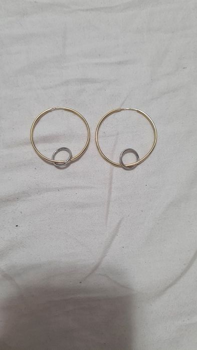 Cercei aur 14 k  450 lei