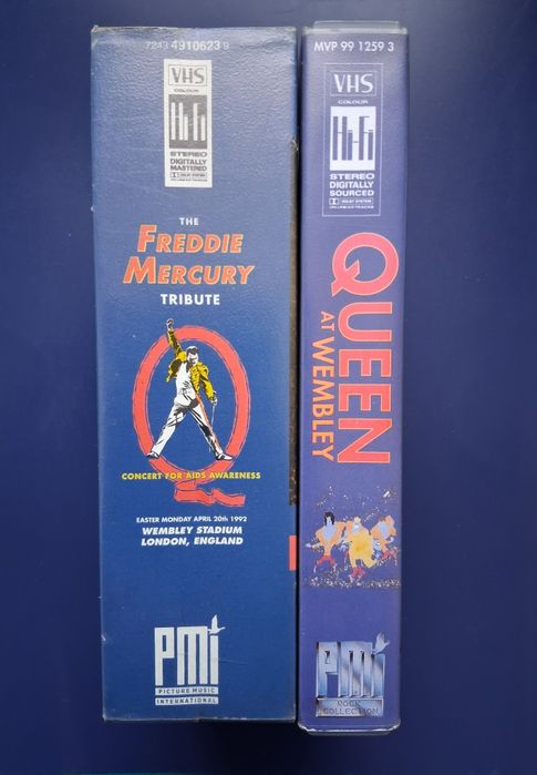 Лот Видеокасети VHS QUEEN at Wembley Freddie Mercury Tribute / 1986 го
