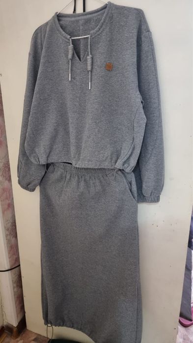 Двойка из трикотажа теплая