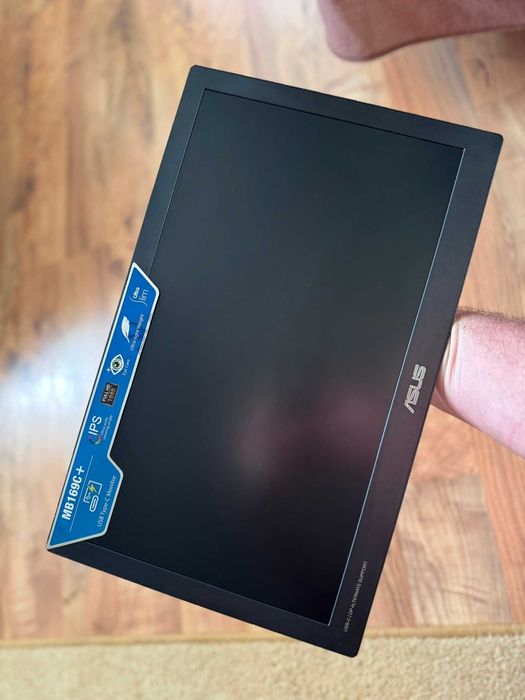 monitor portabil 15.6" ips asus mb169c+