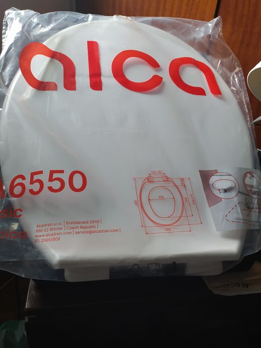 Дъска за тоал. чиния 2 бр--Toilet Seat Livarno-р--ри37-5.2-45.5 см--нова  .