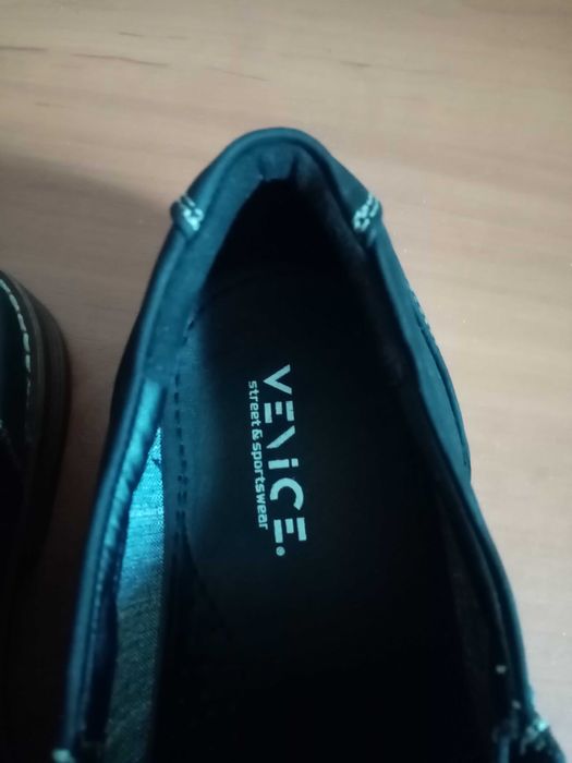 Италиански мъжки велурени ежедневни обувки N43 VENICE