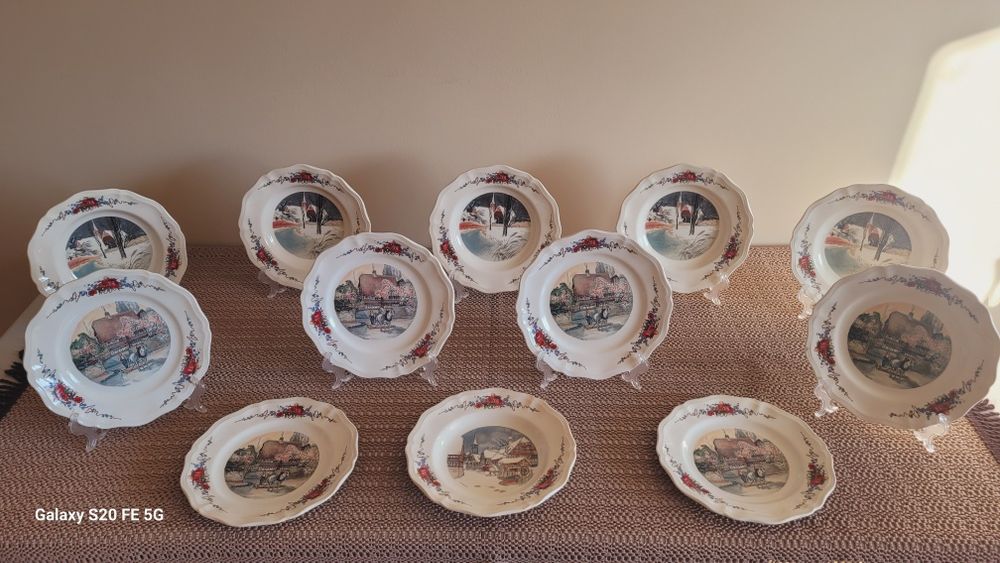 Винтидж висококачествени декоративни порцеланови чинии