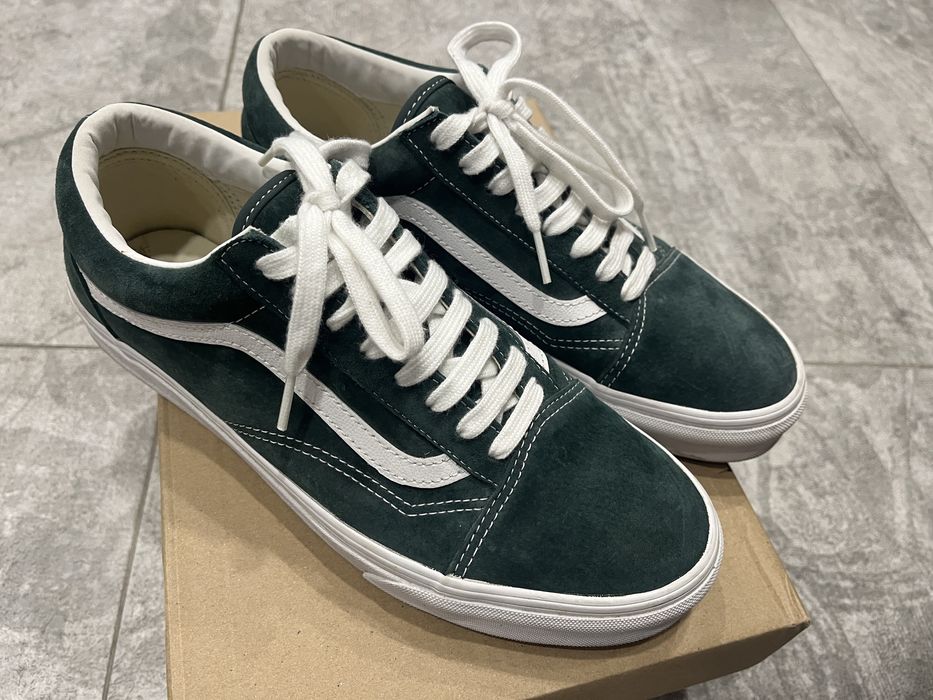 Vans Old Skool Low Suede Dark Green UK 8 / 42 номер / skater sneakers