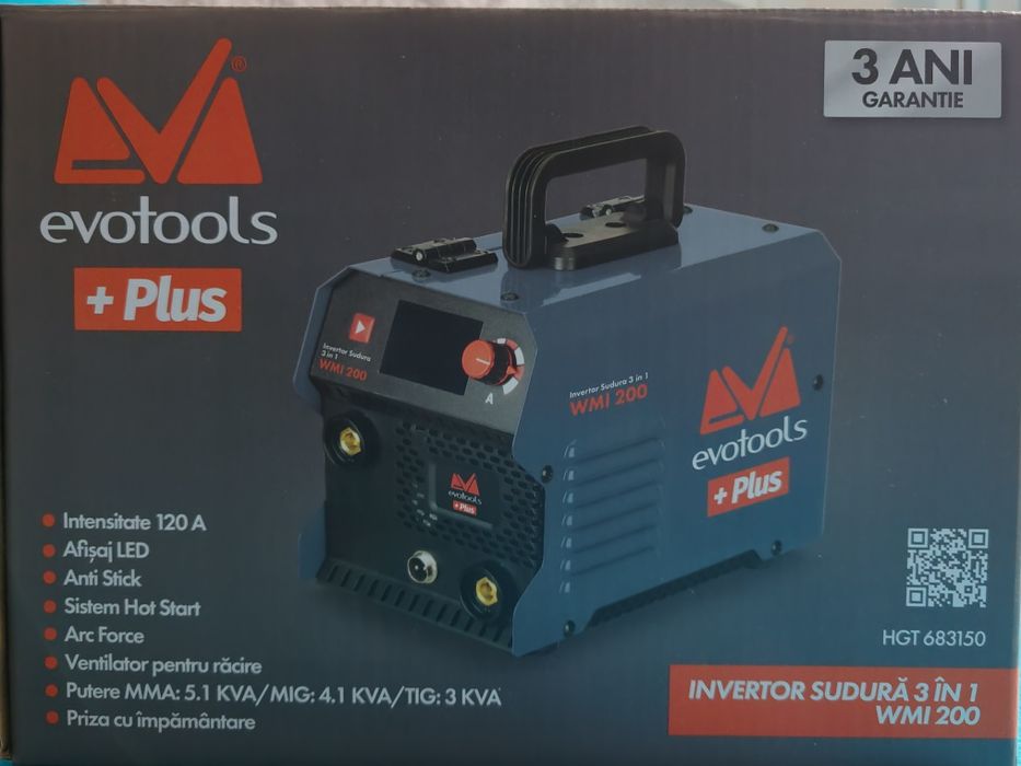 Invertor sudura 3 in 1 , MIG / MMA  / TIG
