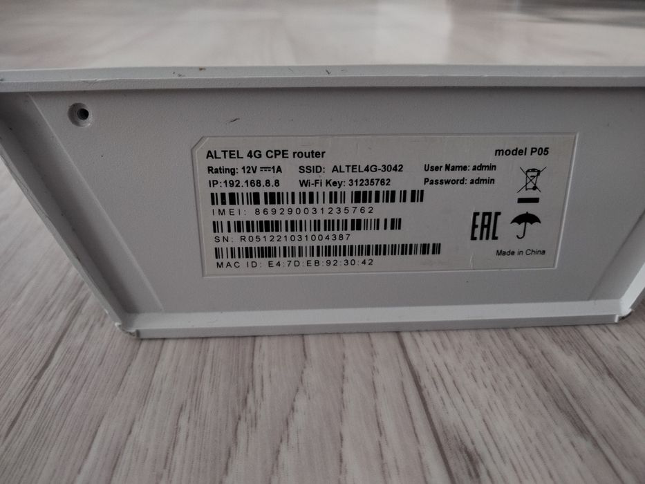 продам ALTEL 4G CPE router