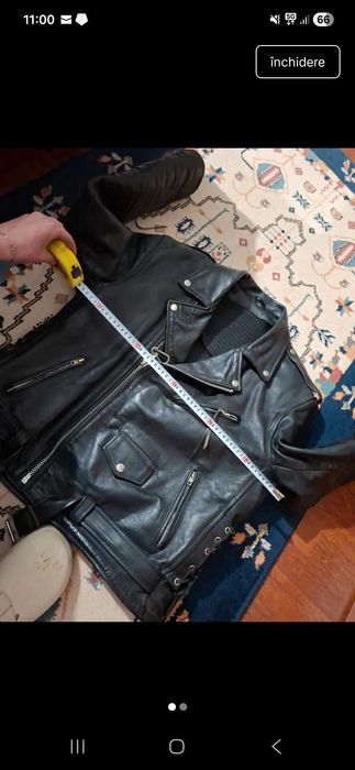 Geaca piele moto
