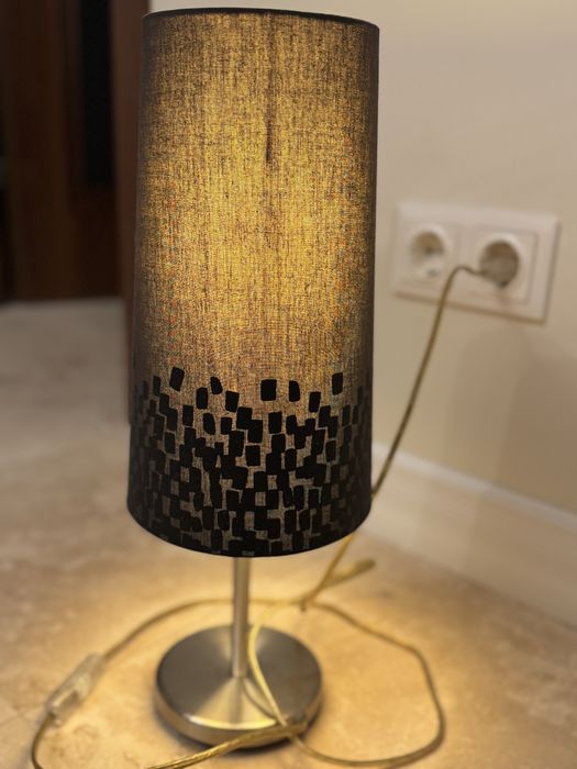 Set doua veioze cu abajur din material