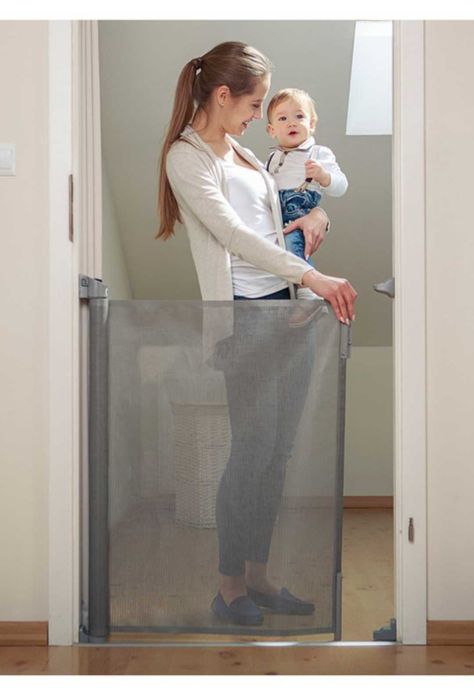 Poarta de siguranta Lionelo Tulia 140 cm Negru