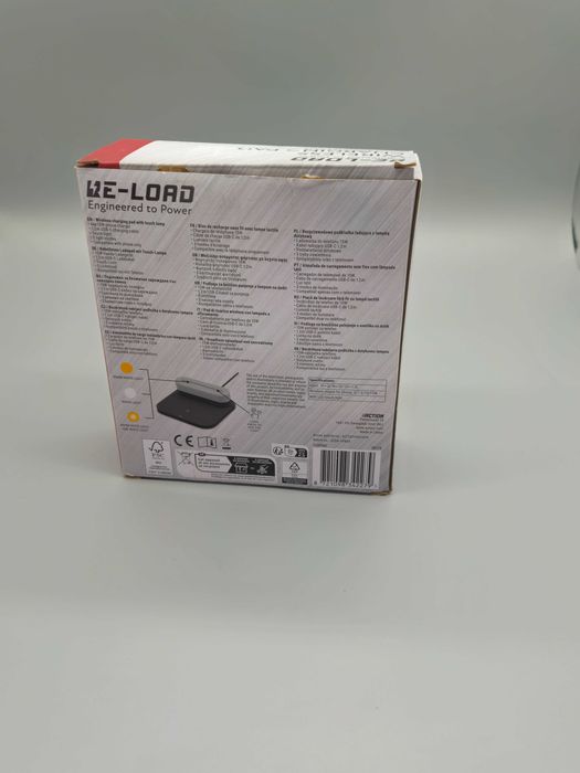 Re-load безжично зарядно 15W с тъч лампа! Бързо зареждане,топ качество