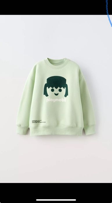 Zara нови sweatshirt момче/момиче 13-14 години 164см