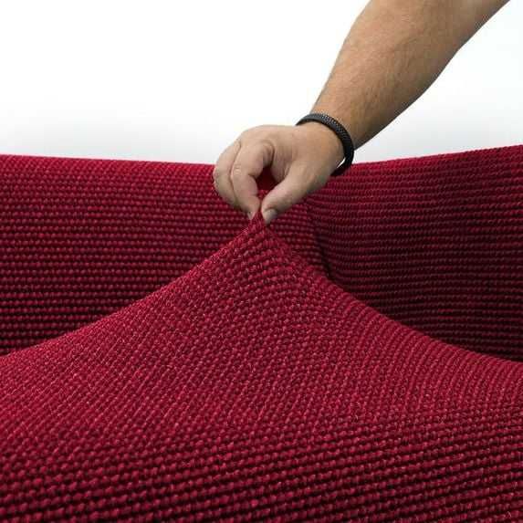 Husa NIAGARA bordo, fotoliu triplu (l. 180 - 230 cm)-