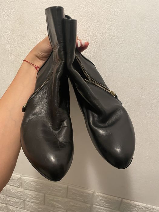 Дамски кожени боти