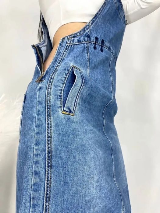 Сарафан женский джинсовый