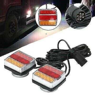 LED диодни стопове, 12V с магнит и окабеляване, 5 функции, комплект