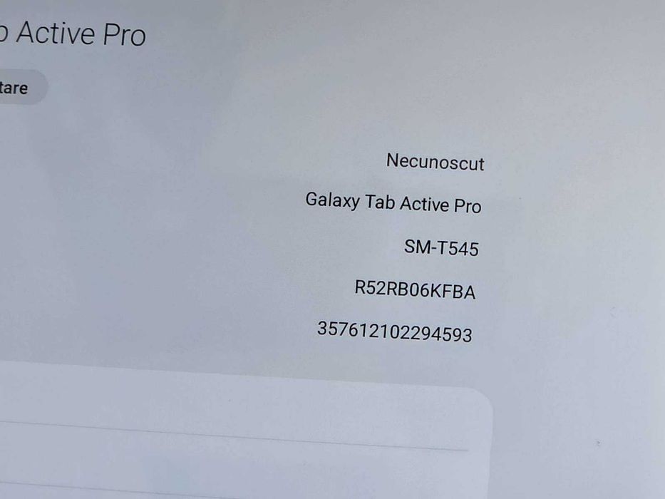 Samsung Tab Active Pro, LTE - KLI Amanet