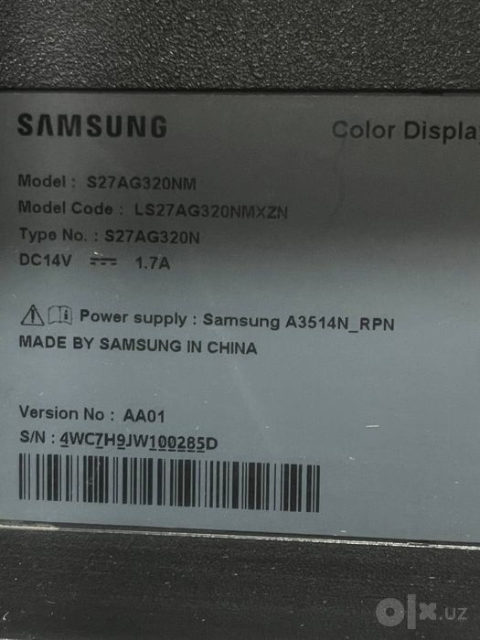 Монитор Samsung odyssey g3 165 герц
