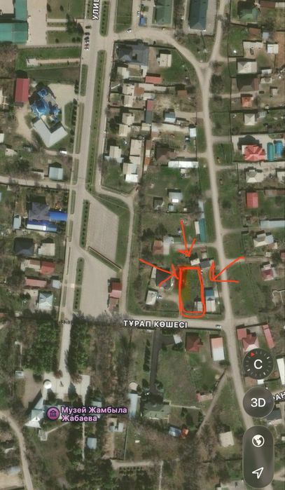 Жер сатылады Музей Жамбыл ауылы