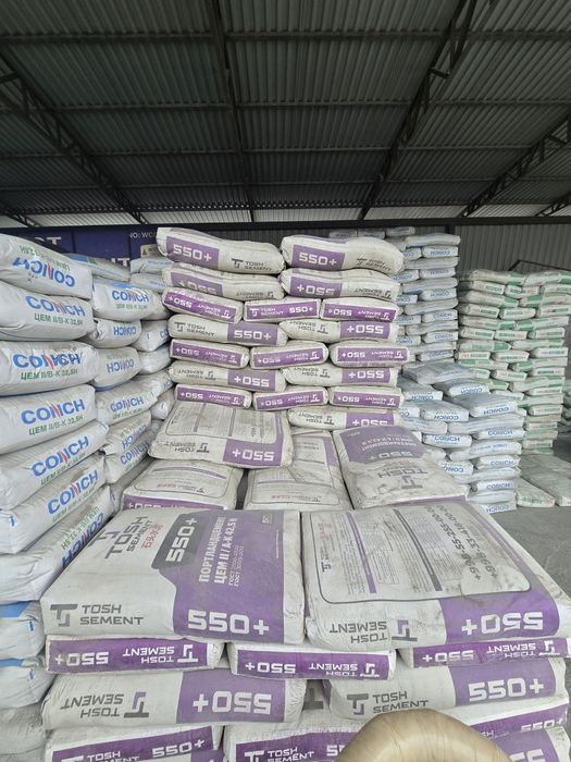 TOSH SEMENT 450 va 550 marka bor, yetkazib beramiz