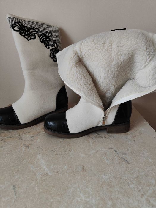 Сапожки натуралка,фетр