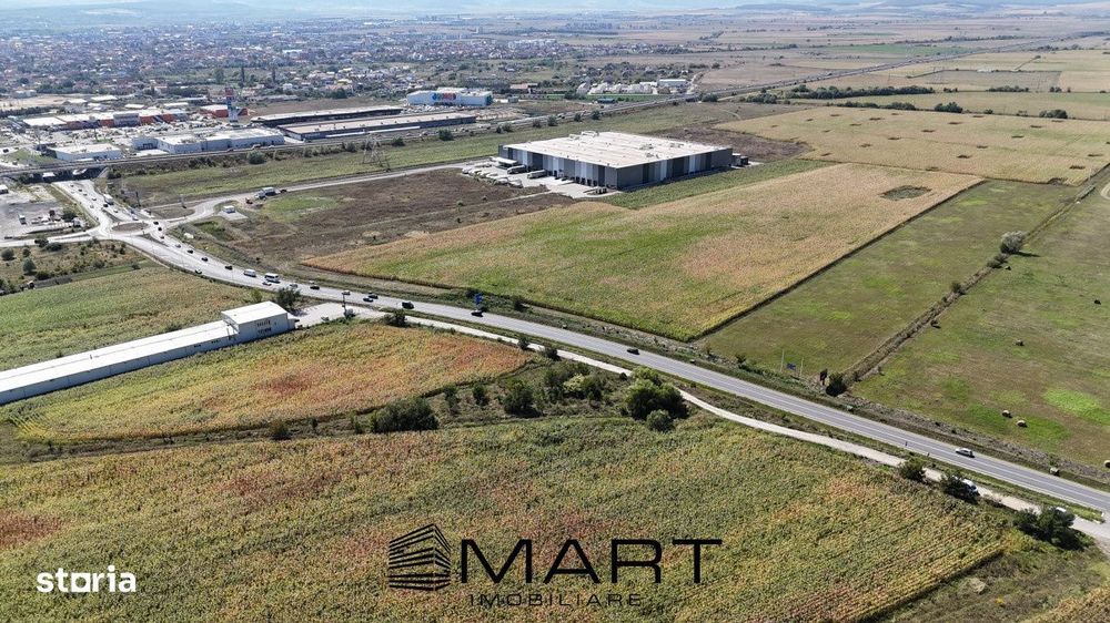 Teren industrial cu PUZ 18500mp cu acces la autostrada