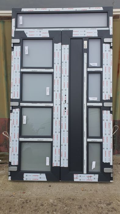 Usa termopan dubla pvc calitate premium 6camere/3sticle/3 garnituri