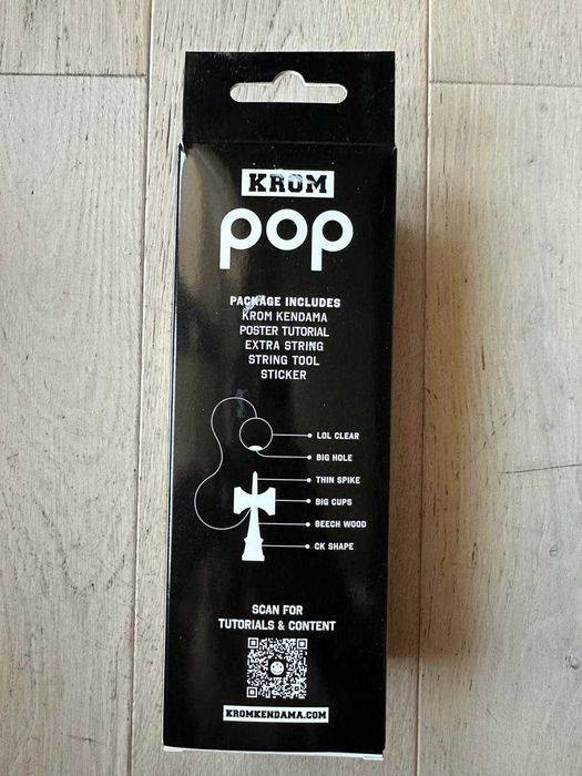 Kendama Krom POP LOL Sticky Black originala