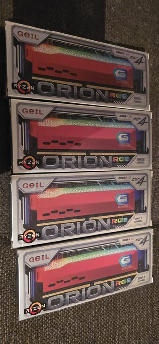 Ram 8Gb 16Gb 32Gb DDr4 Geil Orion Rgb Amd Ryzen Ready