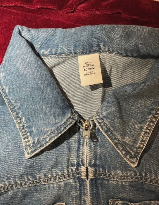 salopeta superba h&m intreaga albastra