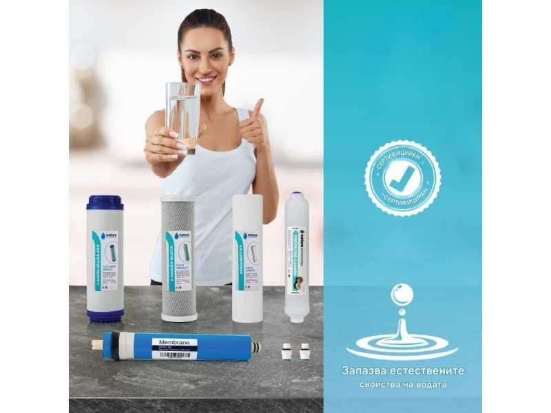 Комплект Филтри за Обратна Осмоза 75GPD Nature Water - 4 бр.