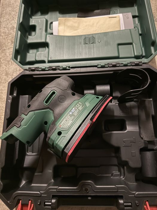 Виброшлайф парксайд parkside x12v шкуреща машина