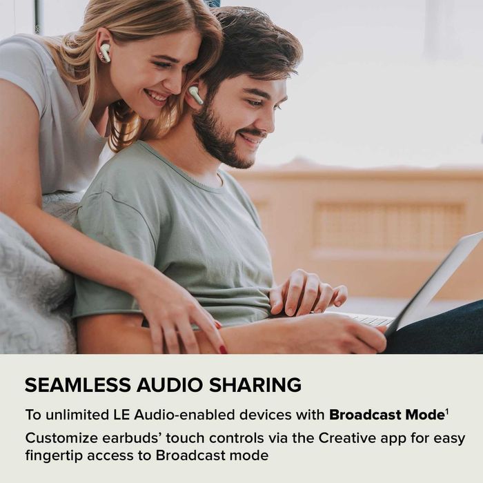 CREATIVE Zen Air Plus леки безжични слушалки за поставяне в ушите