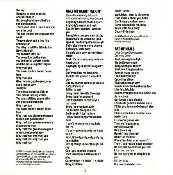 CD Alice Cooper - Trash 1989