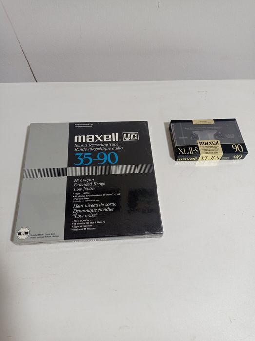 Бабина катушка Maxell, аудиокассета Maxell