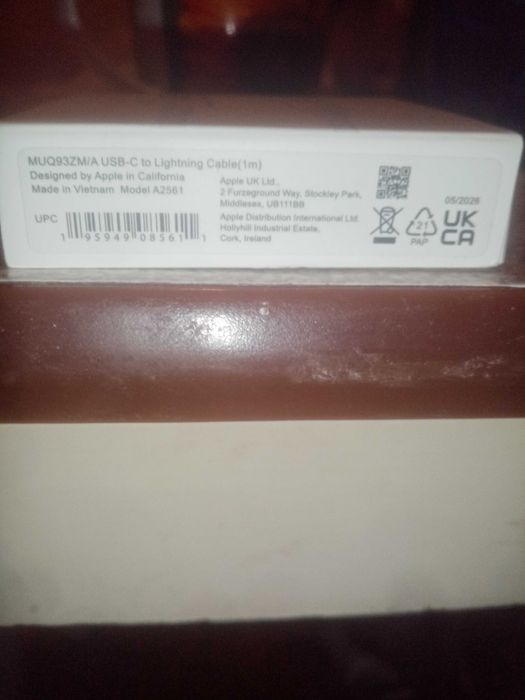 Продам кабель Type-C для iPhone, новый запечатан. (оригинал)