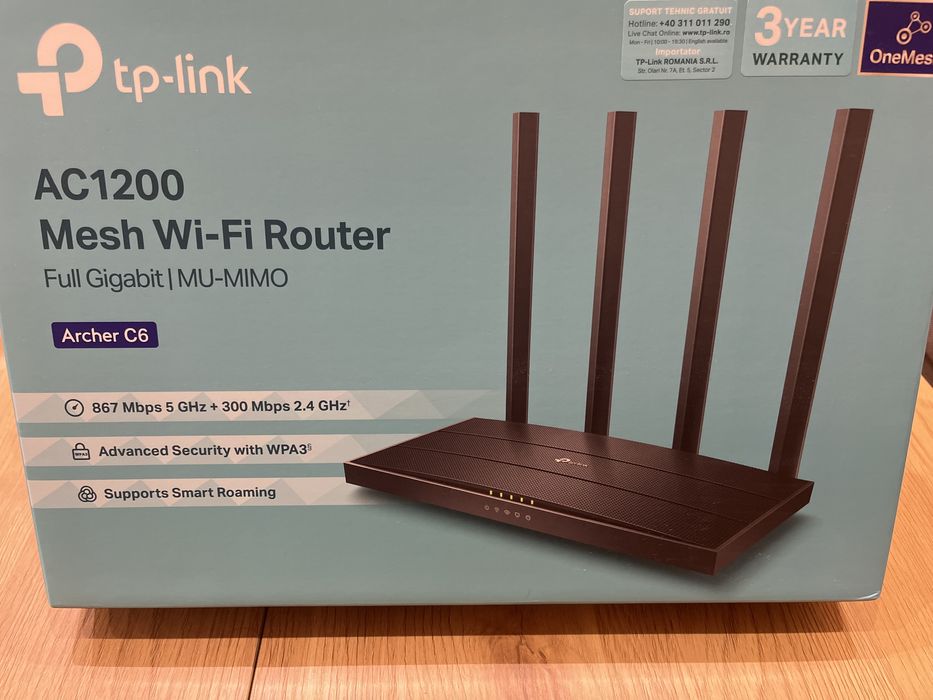 Рутер: TP Link Archer C6 (v3.20)